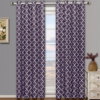 Meridian Room Darkening Thermal Insulated Curtain Pair (set Of 2 Panels)