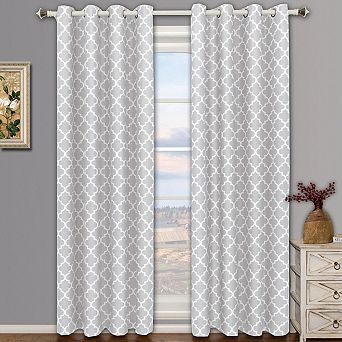 Meridian Room Darkening Thermal Insulated Curtain Pair (set Of 2 Panels)