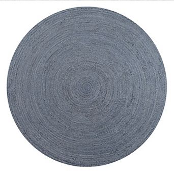 Zara Braided Coastal Cottage Round Jute Area Rug