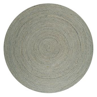 Zara Braided Coastal Cottage Round Jute Area Rug