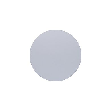 Trinity 30" Modern Industiral Iron Tripod Backless Bar Stool, White Seat With Gold Frame