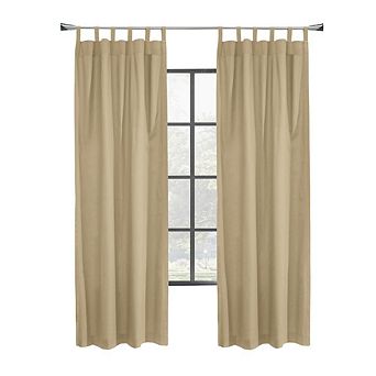 Room Darkening Blocks Some Light Provides Daytime And Nighttime Privacy Curtain Panel Pair