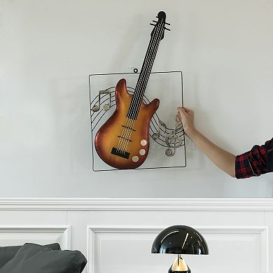 Hanging Metal Musical Note Wall Art Decor Sculpture
