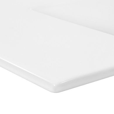 3-hole 20 In. W X 18.25 In. D Classic Contemporary Rectangular Ceramic Single Sink Basin Vanity Top