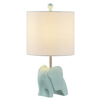 Koda 17.5" Eclectic Southwestern Resin/iron Elephant Led Kids' Table Lamp, Yellow