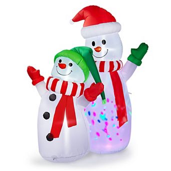 6ft Christmas Inflatables Snowman Blow Up Yard Decorations