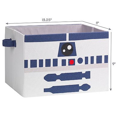 Lambs & Ivy Star Wars R2d2 Foldable/collapsible Storage Bin/basket Organizer