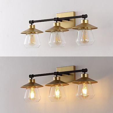 Avalon 26" 3-light Farmhouse Cottage Vanity Light With Bathroom Hardware Accessory Set(5-piece)