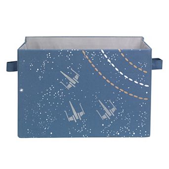 Lambs & Ivy Star Wars Galaxy Foldable/collapsible Storage Bin/basket Organizer