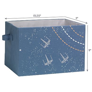 Lambs & Ivy Star Wars Galaxy Foldable/collapsible Storage Bin/basket Organizer