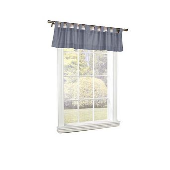 Commonwealth Weather Insulated Cotton Fabric Tab Window Valance