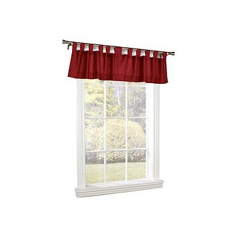 Commonwealth Weather Insulated Cotton Fabric Tab Window Valance