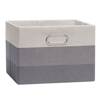 Lambs & Ivy Gray Ombre Foldable/collapsible Storage Bin/basket