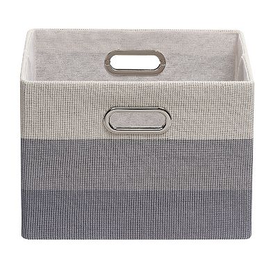 Lambs & Ivy Gray Ombre Foldable/collapsible Storage Bin/basket