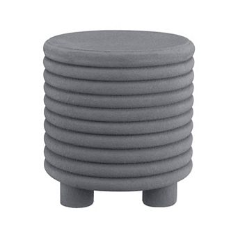 Evans 18" Minimalist Modern 3-legged Drum Accent Table