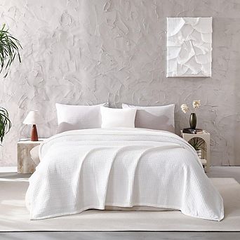 Fluffy Chenille Waffle Weave Blanket