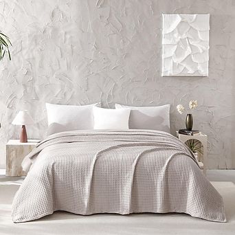 Fluffy Chenille Waffle Weave Blanket