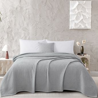 Fluffy Chenille Waffle Weave Blanket