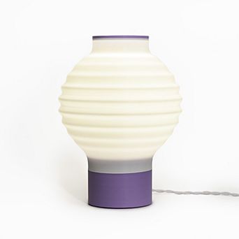 Asian Lantern 15" Vintage Traditional Plant-based Pla 3d Printed Dimmable Led Table Lamp