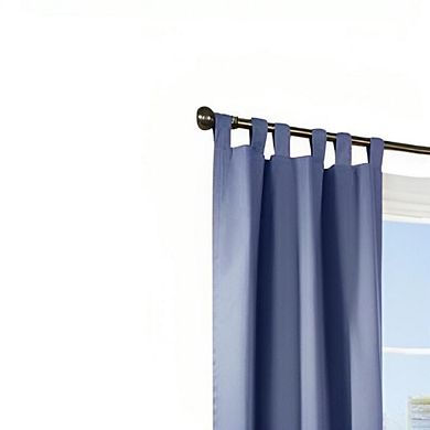 Thermal Insulated Cotton Tab Curtain Panels - Pair
