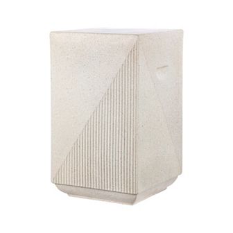 Adrian 20.75" Contemporary Minimalist Square Accent Table