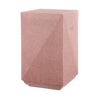 Adrian 20.75" Contemporary Minimalist Square Accent Table