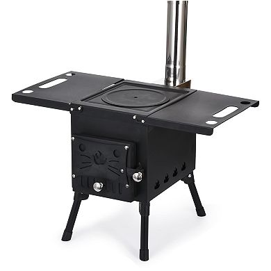Portable Wood Burning Stove For Outdoor Camping And Cooking