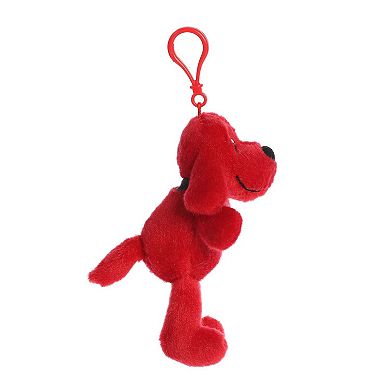 Aurora Small Red Clifford 6" Clip-On Playful Stuffed Animal