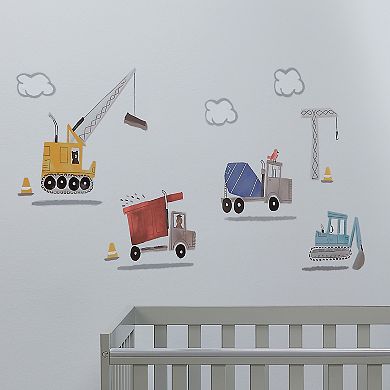 Bedtime Originals Construction Zone Trucks Wall Decals/stickers