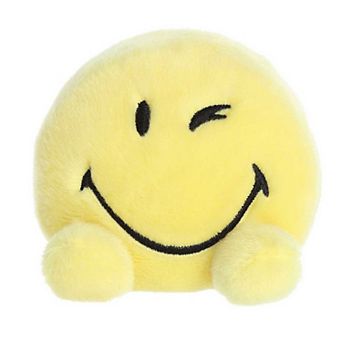 Aurora Mini Yellow Smileyworld Palm Pals 5" Wink Vibrant Stuffed Animal