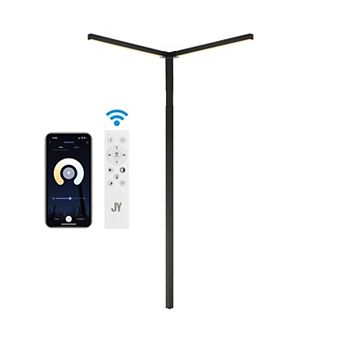 18.25" 2-light Iron Integrated Plug-in Led Sconce For Ceiling Corner With App/remote Controllers