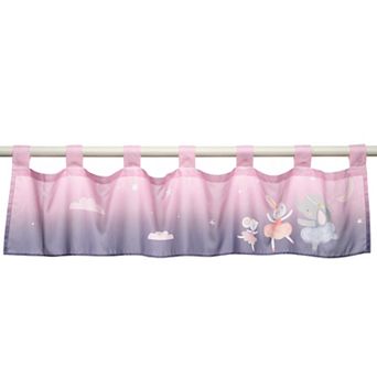 Bedtime Originals Tiny Dancer Ballet Animals Window Valance - Pink/purple