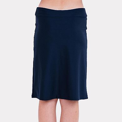 Girl's Knee Length Swim Skort