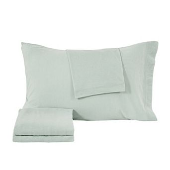 Madelinen® Cotton Blend Heathered Jersey Knit Sheet Set