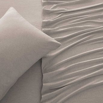 Madelinen® Cotton Blend Heathered Jersey Knit Sheet Set