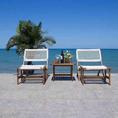 Safavieh Casella Outdoor 5-pc. Chair, Stool & Table Set