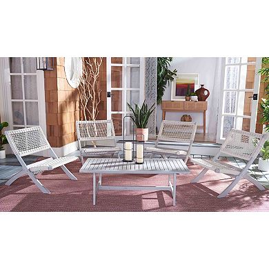 Safavieh Blaze Outdoor 6-pc. Coffee Table & Chairs Set