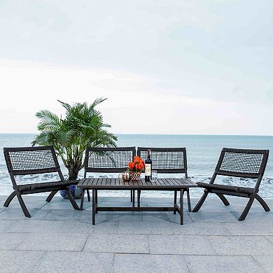 Safavieh Blaze Outdoor 6-pc. Coffee Table & Chairs Set