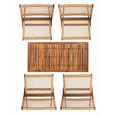Safavieh Blaze Outdoor 6-pc. Coffee Table & Chairs Set