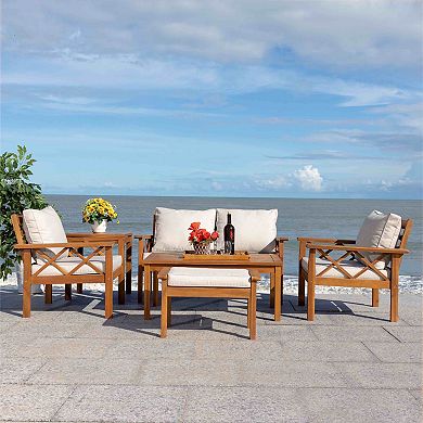Safavieh Loanna 6-pc. Outdoor Living Set