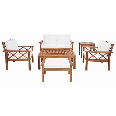 Safavieh Loanna 6-pc. Outdoor Living Set