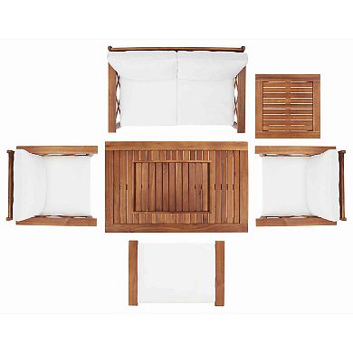 Safavieh Loanna 6-pc. Outdoor Living Set