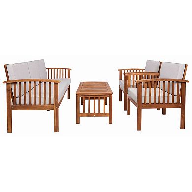 Safavieh Finnick Outdoor 4-pc. Living Set