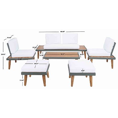 Safavieh Melbrook 6-pc. Outdoor Living Set