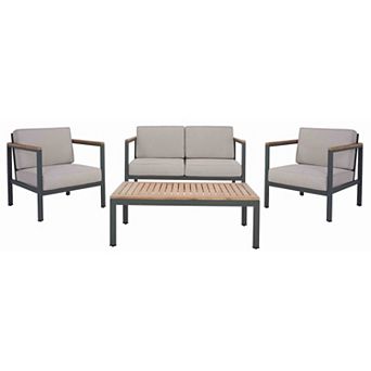 Safavieh Chicopee 4 pc Outdoor Living Set