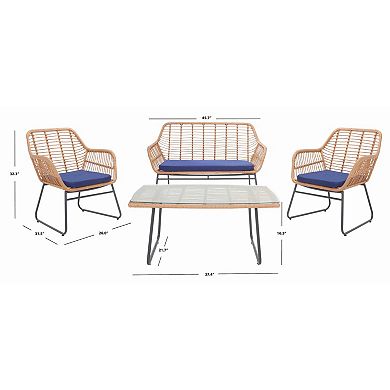 Safavieh Roston 4-pc. Outdoor Living Set