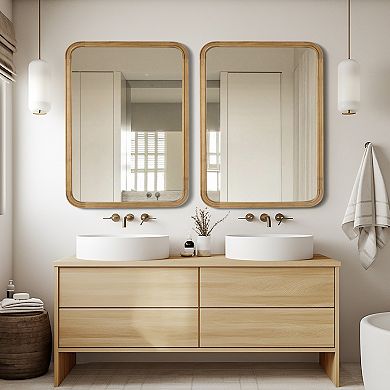 WallBeyond Farmhouse H Wall Mirror