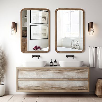 WallBeyond Farmhouse H Wall Mirror