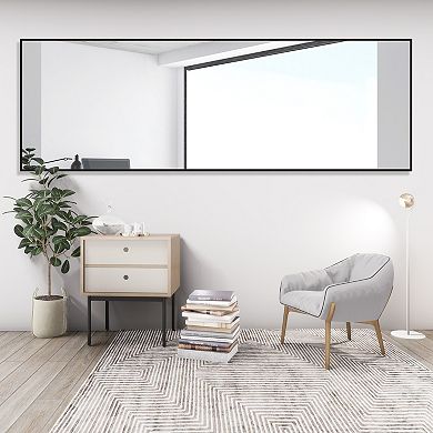 WallBeyond Farmhouse Full Length Rectangle Floor Mirror