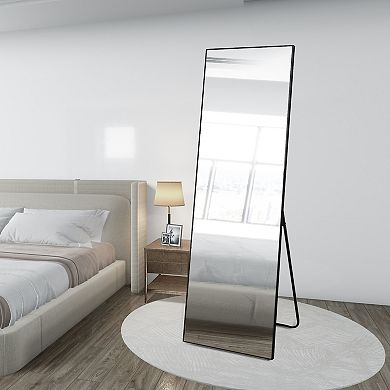 WallBeyond Farmhouse Full Length Rectangle Floor Mirror